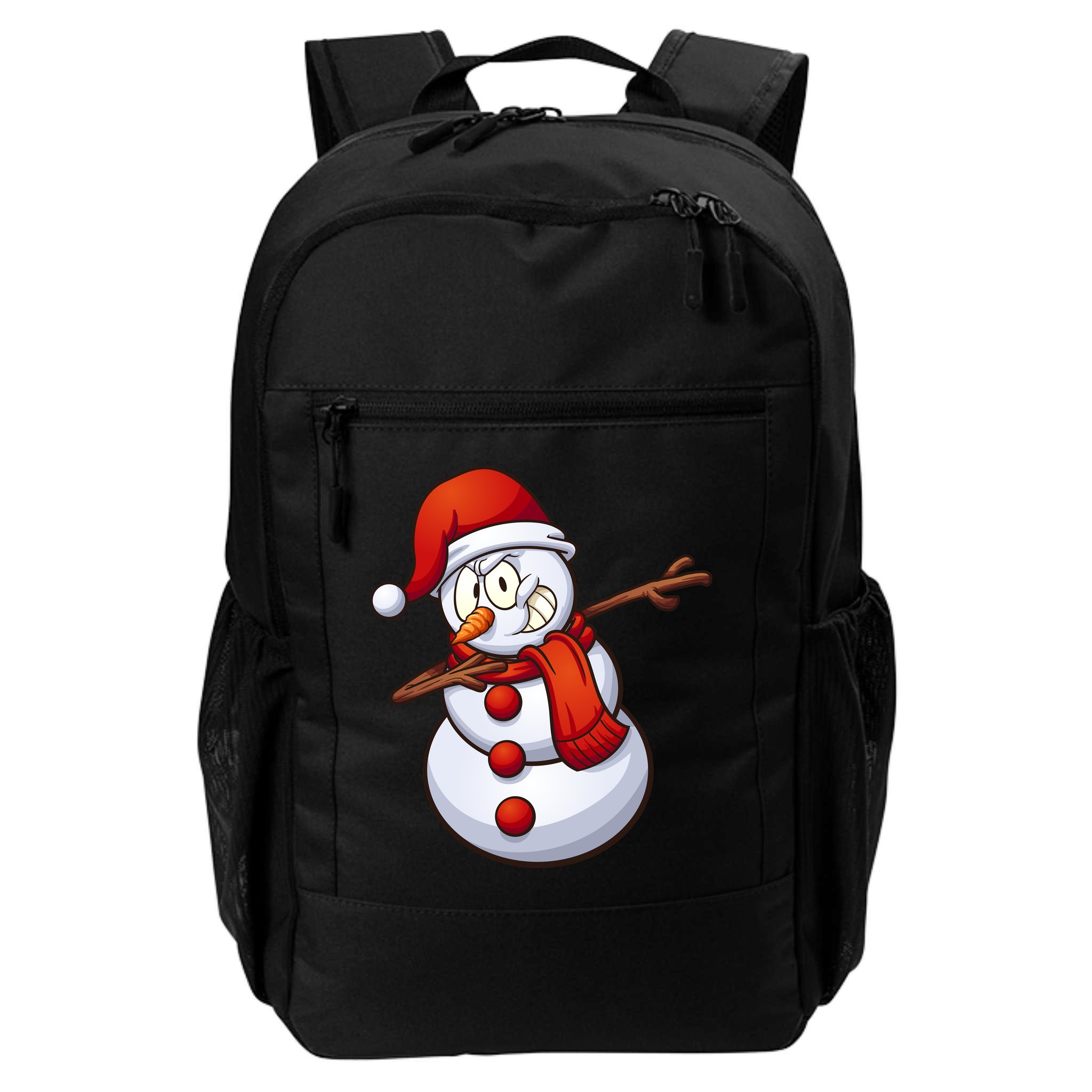 Dabbing Snowman Backpack