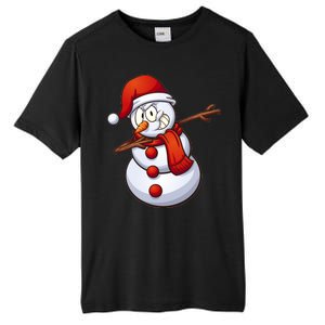 Dabbing Snowman Tall Fusion ChromaSoft Performance T-Shirt