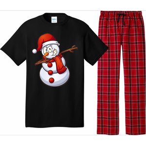 Dabbing Snowman Pajama Set