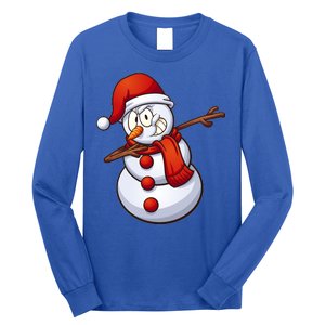 Dabbing Snowman Long Sleeve Shirt