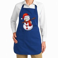 Dabbing Snowman Apron