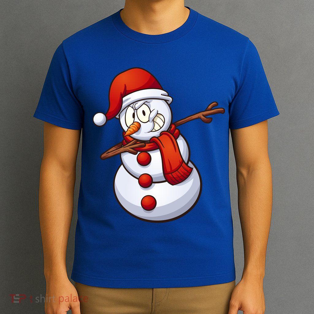 Dabbing Snowman T-Shirt