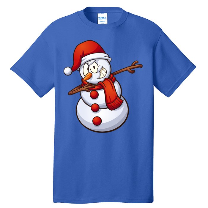 Dabbing Snowman Tall T-Shirt