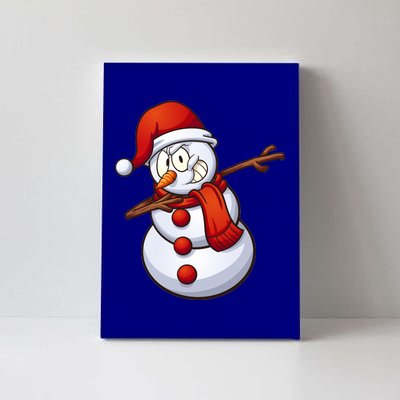 Dabbing Snowman Canvas