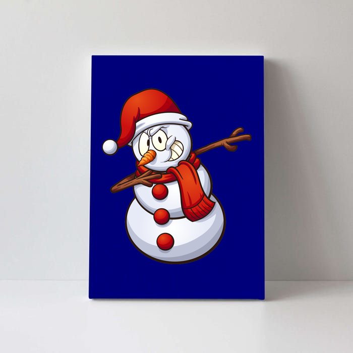 Dabbing Snowman Canvas