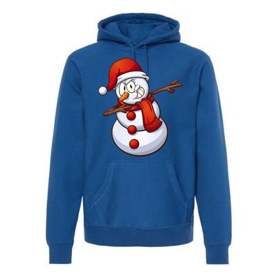 Dabbing Snowman Premium Hoodie