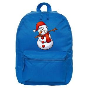 Dabbing Snowman 16 in Basic Backpack