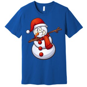 Dabbing Snowman Premium T-Shirt