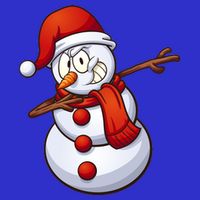 Dabbing Snowman Baby Bodysuit