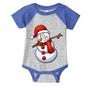 Dabbing Snowman Infant Baby Jersey Bodysuit