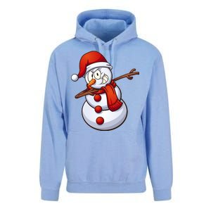 Dabbing Snowman Unisex Surf Hoodie