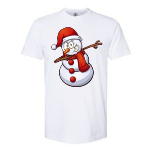 Dabbing Snowman Softstyle CVC T-Shirt