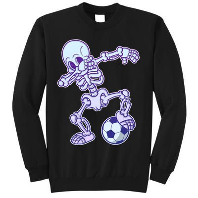 Dabbing Soccer Skeleton Sweatshirt