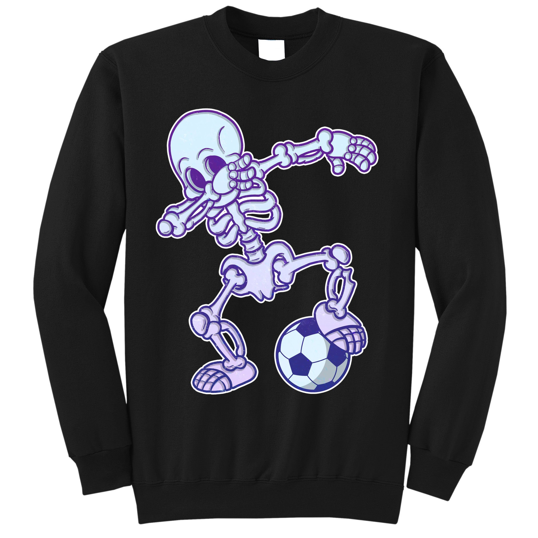 Dabbing Soccer Skeleton Sweatshirt