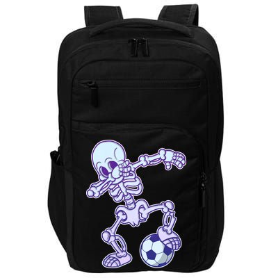 Dabbing Soccer Skeleton Impact Tech Backpack