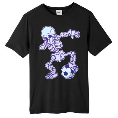 Dabbing Soccer Skeleton Tall Fusion ChromaSoft Performance T-Shirt