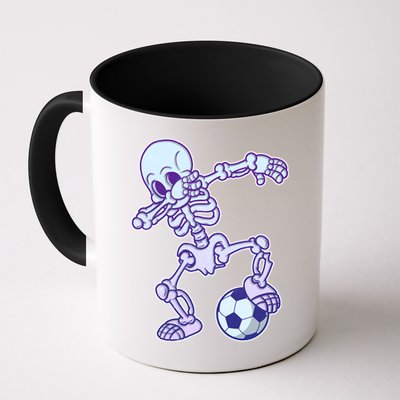 Dabbing Soccer Skeleton Mug