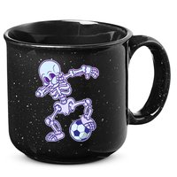 Dabbing Soccer Skeleton 15oz Campfire Ceramic Mug