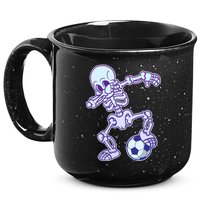 Dabbing Soccer Skeleton 15oz Campfire Ceramic Mug