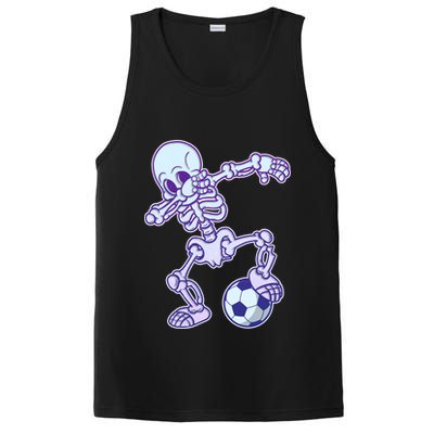 Dabbing Soccer Skeleton PosiCharge Competitor Tank