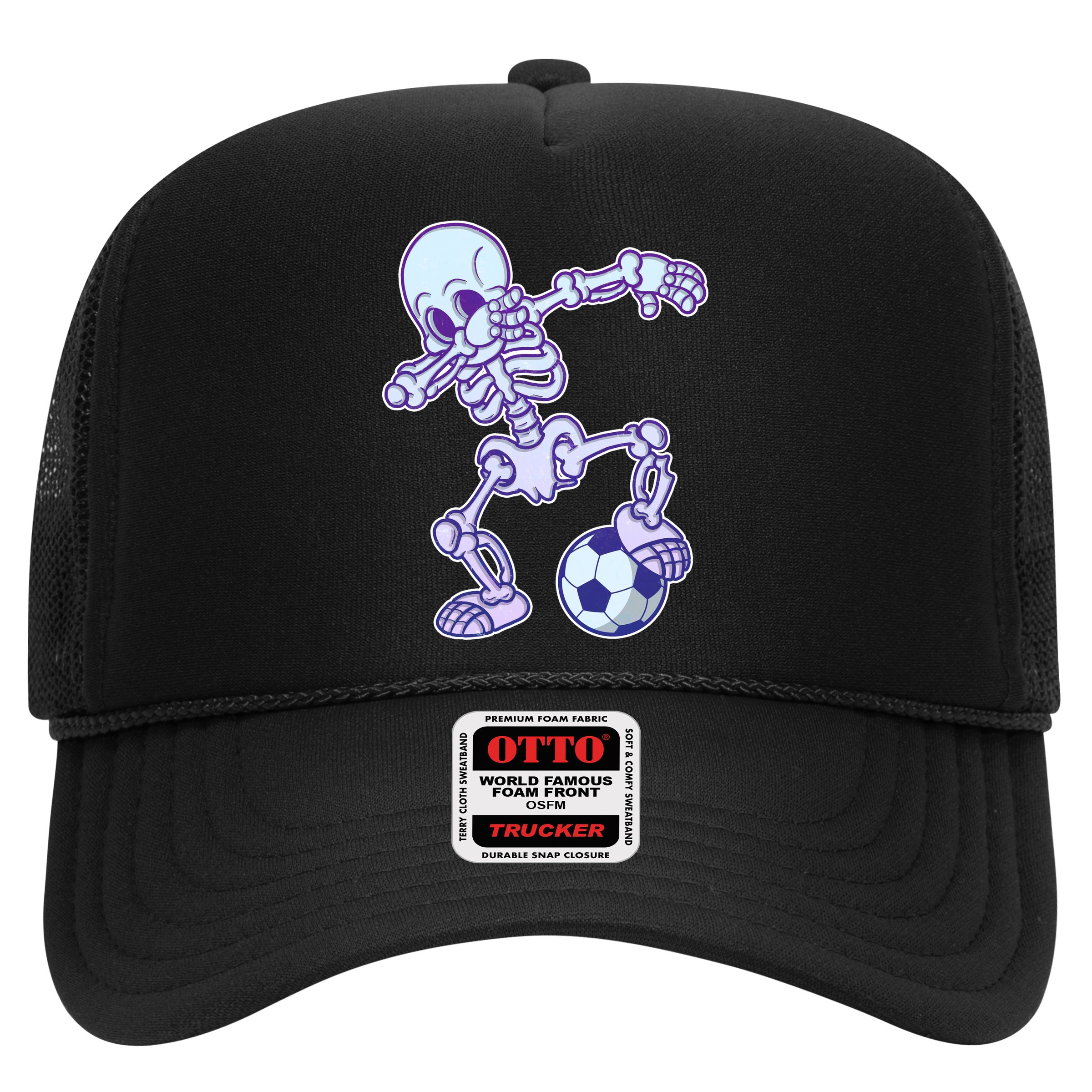Dabbing Soccer Skeleton Hat