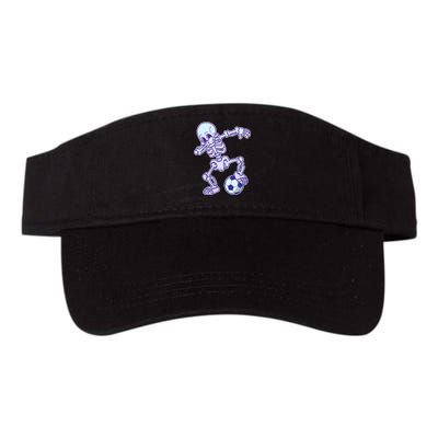 Dabbing Soccer Skeleton Visor