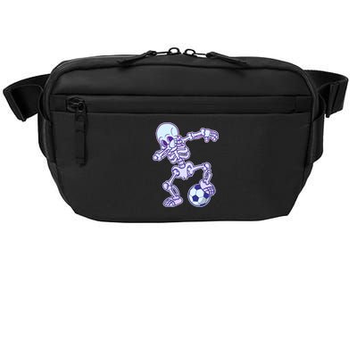 Dabbing Soccer Skeleton Crossbody Pack