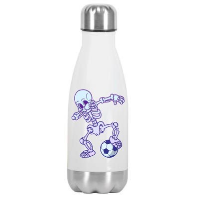 Dabbing Soccer Skeleton Stainless Steel Insulated Water Bottle