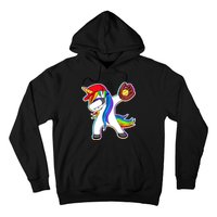 Dabbing Softball Unicorn Hoodie