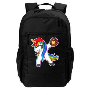 Dabbing Softball Unicorn Daily Commute Backpack