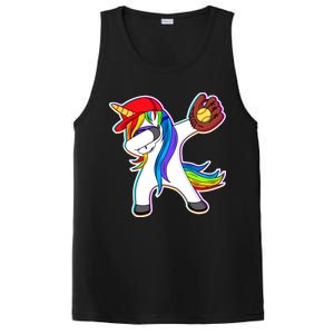 Dabbing Softball Unicorn PosiCharge Competitor Tank