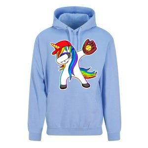 Dabbing Softball Unicorn Unisex Surf Hoodie