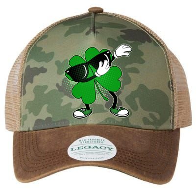 Dabbing St. Patrick's Day Shamrock Legacy Tie Dye Trucker Hat