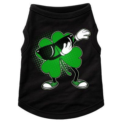 Dabbing St. Patrick's Day Shamrock Doggie Tank