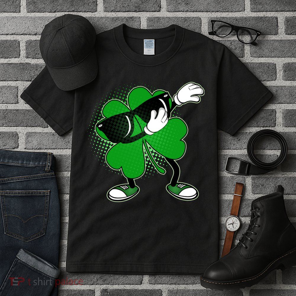 Dabbing St. Patrick's Day Shamrock Tall T-Shirt