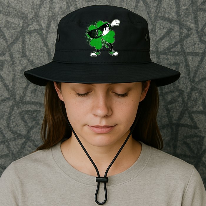 Dabbing St. Patrick's Day Shamrock Bucket Hat