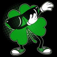 Dabbing St. Patrick's Day Shamrock Bucket Hat