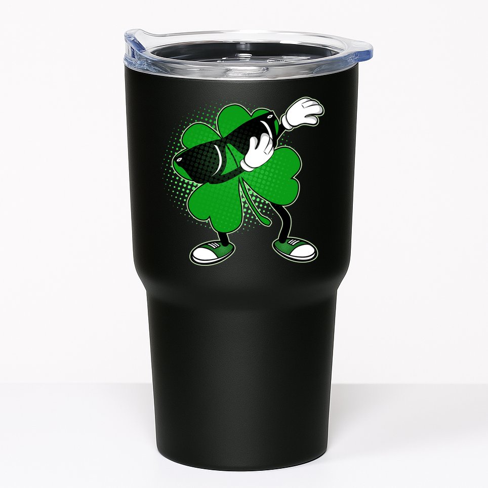 Dabbing St. Patrick's Day Shamrock Tumbler
