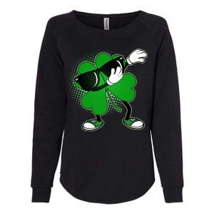 Dabbing St. Patrick's Day Shamrock Womens California Wash Sweatshirt