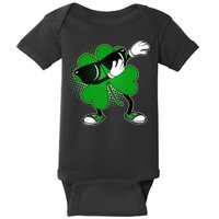 Dabbing St. Patrick's Day Shamrock Baby Bodysuit