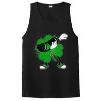 Dabbing St. Patrick's Day Shamrock PosiCharge Competitor Tank