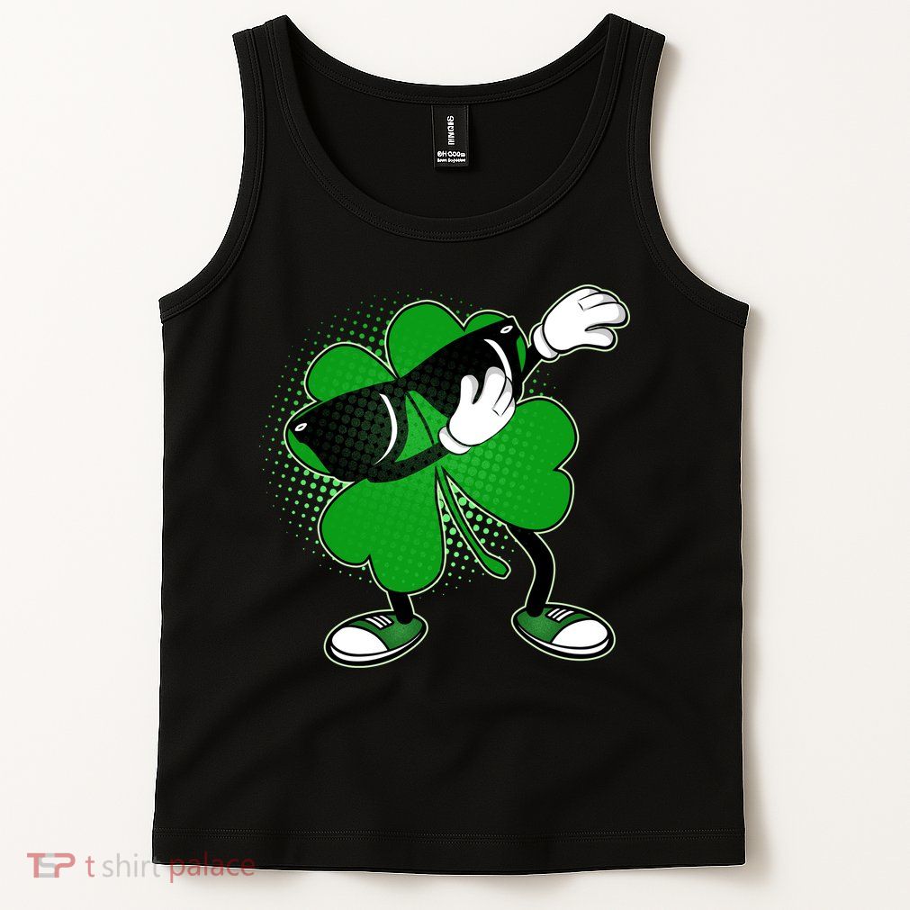Dabbing St. Patrick's Day Shamrock Tank Top