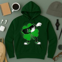 Dabbing St. Patrick's Day Shamrock Hoodie