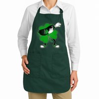 Dabbing St. Patrick's Day Shamrock Apron