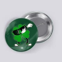 Dabbing St. Patrick's Day Shamrock Button