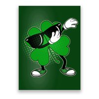 Dabbing St. Patrick's Day Shamrock Poster