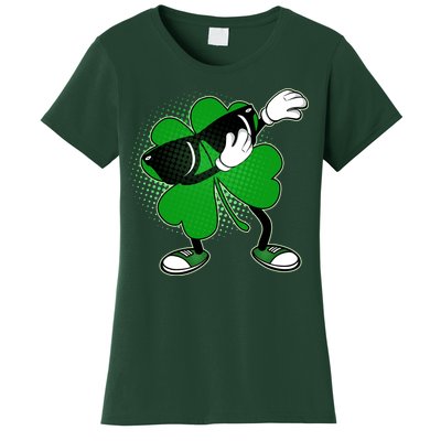 Dabbing St. Patrick's Day Shamrock Women's T-Shirt