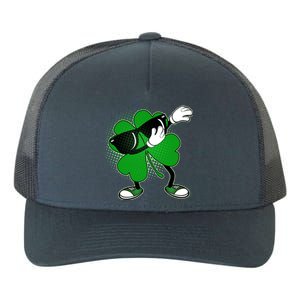 Dabbing St. Patrick's Day Shamrock Yupoong Adult 5-Panel Trucker Hat