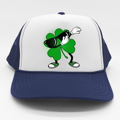 Dabbing St. Patrick's Day Shamrock Trucker Hat