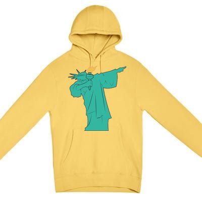 Dabbing Statue Of Liberty Premium Pullover Hoodie